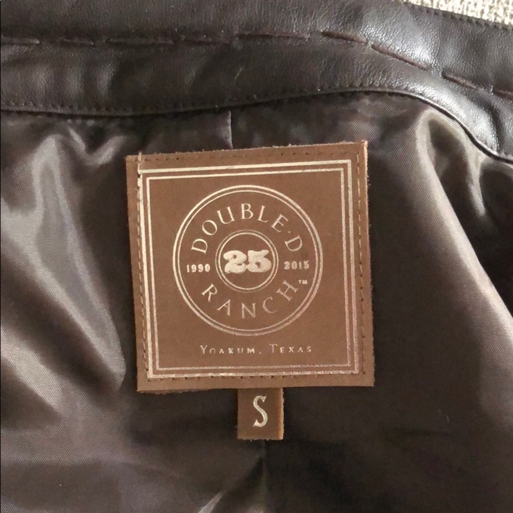 Double D Ranch  fur/ leather jacket